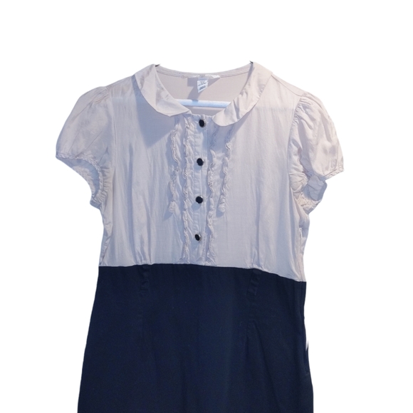 H&M Tan and Black Fitted Mini Dress Size 12 - Picture 3 of 8